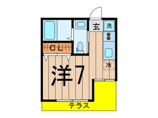 グランエッグス祐天寺Ｂの物件間取画像